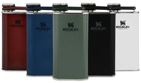 Zielona piersiówka ze stali nierdzewnej 230 ml Easy-Fill width mouth Flash – Stanley
