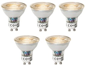 Zestaw 5 GU10 dimbare LED lamp 3W 200 lm 2700K