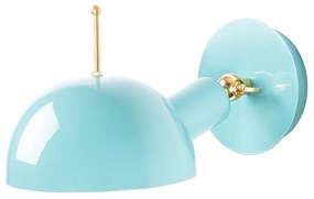 Kinkiet w jasnoniebiesko-złotym kolorze ø 15 cm Sivani – Opviq lights