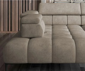 Narożnik PLAZA L Prawostronny w tkaninie Solar 16 WERSAL