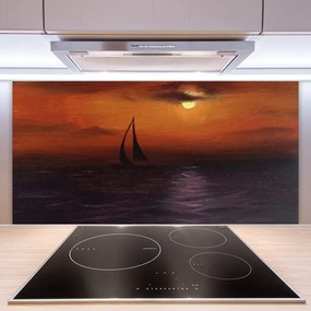 Panel Kuchenny Łódź Rybacka Na Falach