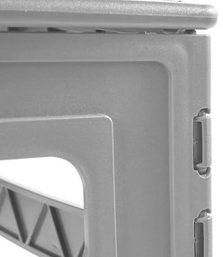 Keeeper Składany stół ogrodowy Timo L Nordic Grey, L