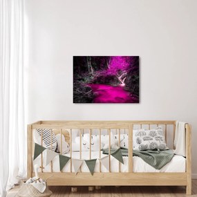 Obraz - Różowy las (70x50 cm)