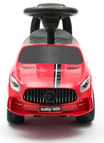 Baby Mix Odpychacz dla dzieci z dźwiękiem Racer, czerwony
