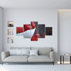 Obraz truskawek (125x70 cm)