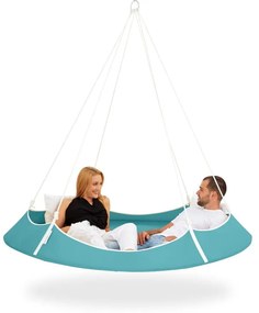 Niebieska huśtawka ogrodowa – Hangout Pod