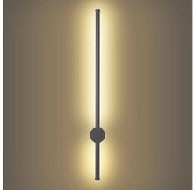 Brilagi - Zewnętrzny kinkiet LED AURA LED/12W/230V 3000K IP54 antracyt