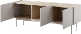 Szafka RTV stojąca COLORE 144 cm do Salonu pod Telewizor - Kaszmir