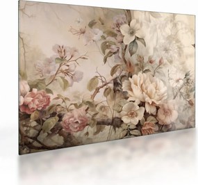 Obraz na szkle - Obraz ptaka w stylu vintage (70x50 cm)