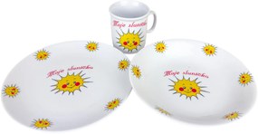 Thun 3-częściowy zestaw obiadowy dla dzieciSluníčko