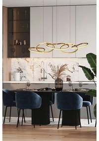 Lampa wisząca LED w kolorze złota Anneli – Candellux Lighting