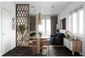 Rozkładany stół w dekorze dębu 76x28 cm Papillon – TemaHome