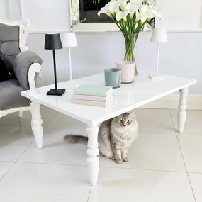 Stolik kawowy, biały