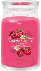 Yankee Candle Duża świeca zapachowa Signature RedRaspberry, 567 g, L