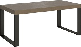 Stół rozkładany Tecno Premium w kolorze gołębiej szarości 180/284x90 cm z nogami w kolorze antracytowym