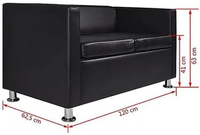 Nowoczesna skórzana sofa Cali 2B Granti 2X