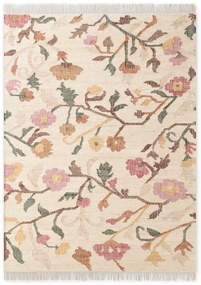 Kremowy dywan z juty tkany ręcznie 200x300 cm Roya Violette – Elle Decoration