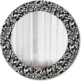 Lustro z nadrukiem okrągłe Ornament