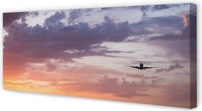 Obraz canvas na ścianę Lot wśród Nocnych Chmur
