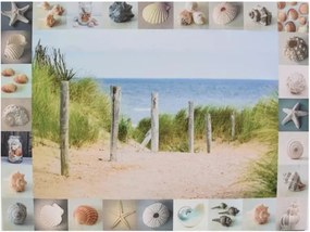 Obraz na ścianę "Droga na plażę", LED z timerem, 30 x 40 cm.