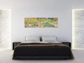 Obraz - Childe Hassam, Oyster Sloop, Cos Cob, reprodukcje (170x50 cm)