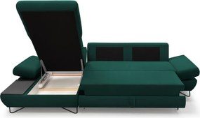 Narożnik LOFT z funkcją spania Regulowane zagłówki i podłokietniki Lewa strona Monolith 37