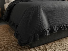 Narzuta na łóżko MONTEGO, czarna Rozmiar: 170 x 210 cm