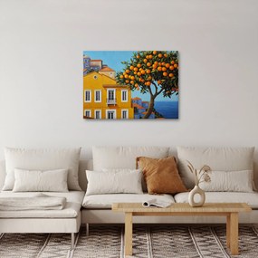 Obraz - Drzewo pomarańczowe (70x50 cm)