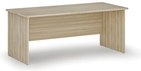 Biurko PRIMO WOOD, 180x80 cm, dąb naturalny