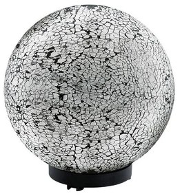 EGLO 91638 - Lampa zewnętrzna TERRALUNA 1 1xE27/18W czarna / biała IP44