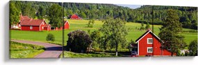 Obraz wsi (170x50 cm)
