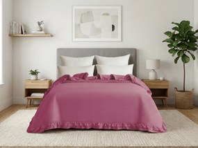 Narzuta na łóżko MONTEGO, ciemnoróżowa Rozmiar: 170 x 210 cm