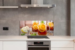 Szklany Panel Mrożona Herbata z Cytrusami