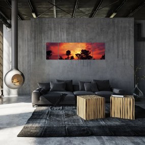 Obraz zachodu słońca (170x50 cm)