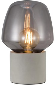 Nordlux - Lampa stołowa CHRISTINA 1xE27/25W/230V beton/czarna