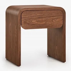 Prostokątny Stolik Pomocniczy 45x40 Cm Z Mdf Rosbel Wenge - Sklum