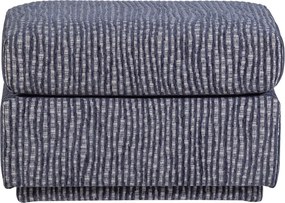 Szaroniebieski tapicerowany podnóżek Lou – WOOOD