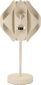 Beżowa lampa stołowa z metalowym kloszem (wysokość 57 cm) Space – Mauro Ferretti