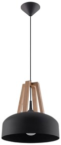 Czarno-beżowa lampa wisząca Nice Lamps Olla