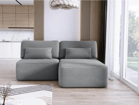 Narożnik TILIA wolnostojący układ L strona Prawa z funkcją spania w tkaninie Tilia 90