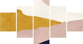 Obraz - Góry akwarelowe N⁰3 (125x70 cm)