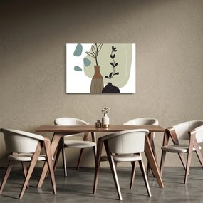 Obraz na szkle - Kwiaty w wazonie N⁰2 (70x50 cm)