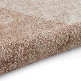 Jasnobrązowy chodnik z mieszanki bawełny odpowiedni do prania 60x170 cm Whisper – Think Rugs