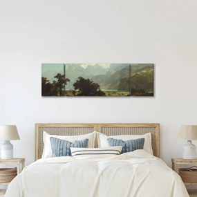 Obraz - Albert Bierstadt, Lake Lucerne, reprodukcje (170x50 cm)