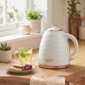 HOMCOM Czajnik elektryczny, 1,7L, 2,2kW, szybkie gotowanie z wyjmowanym zmywalnym filtrem antykamiennym | Aosom PL