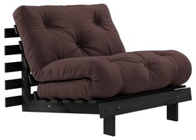 Ciemnobrązowy fotel Roots Black Night – Karup Design