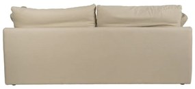Beżowa lniana sofa 212 cm – Ixia