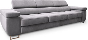 Masseno Sofa MOSINE z funkcją spania, Rozkładana sofa - Jasnoszary, MONOLITH 84