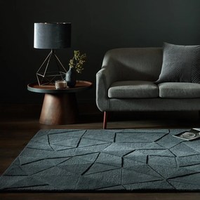 Szary dywan wełniany 230x160 cm Shard – Flair Rugs