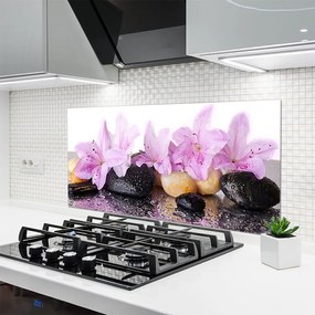 Panel Szklany Szlachetna Różowa Lilia